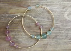 Natural Crystal Bangle