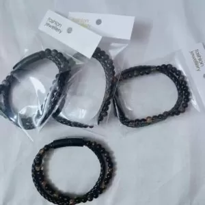 Men’s Beads Leather Bracelet