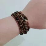 Healing Crystal Bracelets Leather Wrap HC262 photo review