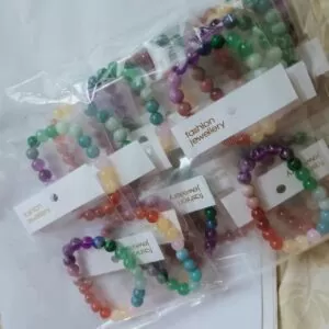Colorful Healing Crystal Bracelet HC259 photo review