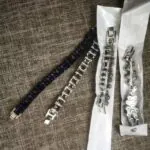 Men's Bike Chain Bracelet Stainless Steel Two-Tone Polished SB02 photo review